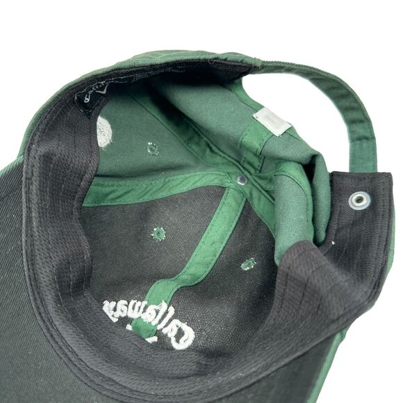 Callaway Dad Golf Hat Mens Green Riverton Country Club Branded Adjustable Cotton - Picture 6 of 8